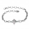 Schutzkreuz 18mm Silber 925 mit Energiekreis als Armband