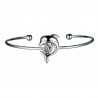 Energie-Schutz-Armreif Delphin in 925 Silber