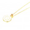 Kraft-Amulett 18mm in Gelbgold 585