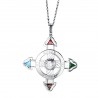 Schutzkreuz Silber 925 in 44 mm