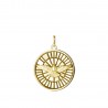 Schutzamulett "Taube des Heiligen Geistes" 14K Gelbgold