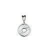 Energie-Schutz-Kreis 12mm Silber 925 Lücke