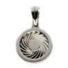 Energie-Schutz-Kreis 12mm Silber 925 