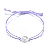 Energiekreis als Armband in 925 Silber in 7 Farben 11mm