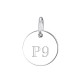 Schutzamulett „P9“ in 925 Silber