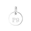 Schutzamulett „P9“ in 925 Silber