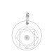 Schutzanhänger Atlantis 18mm in Silber 925