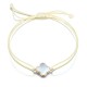 Armband in 5 Farben Kleeblatt in 11mm