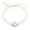 Kleeblatt als Armband in Gelbgold 585 11mm