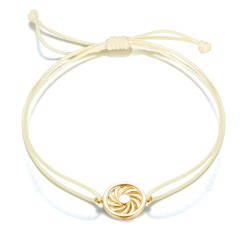 Energiekreis als Armband in 585 Gelbgold 11mm