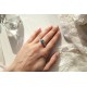 Chakrenschutz Ring in 7 Farben aus 925 Silber