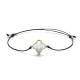 Armband in 5 Farben Kleeblatt in 11mm