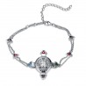 Schutzkreuz 30mm Silber 925 als Armband Kette mit Steinen