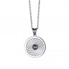 Energie-Schutz-Kreis Erde 18mm Silber 925